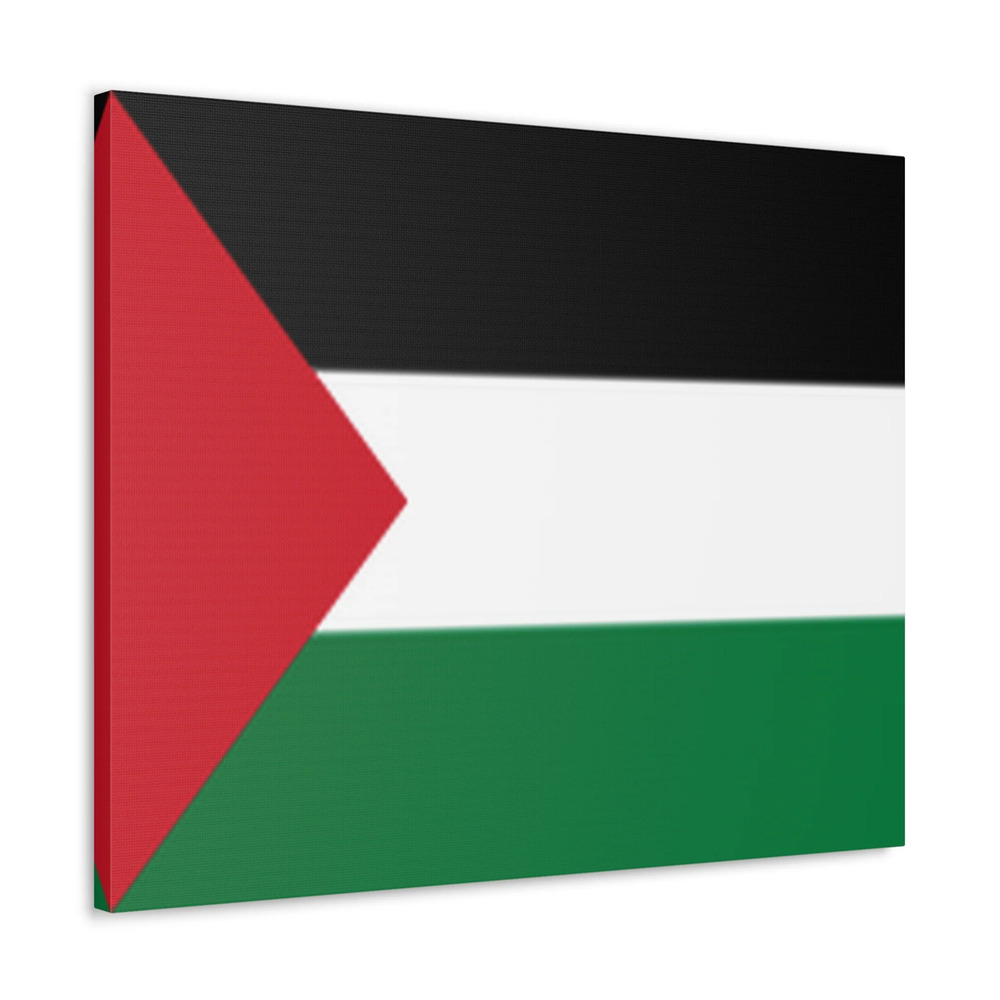 Palestine Country Flag Canvas Vibrant Wall Art Unframed Home Decor